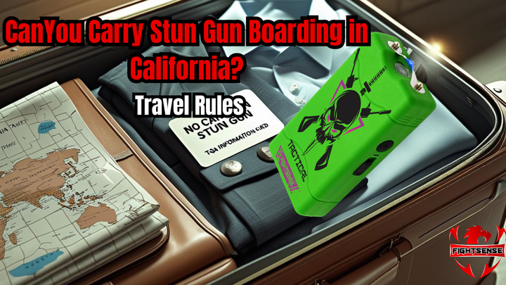 CanYou Carry Stun Gun Boarding in California? Travel Rules