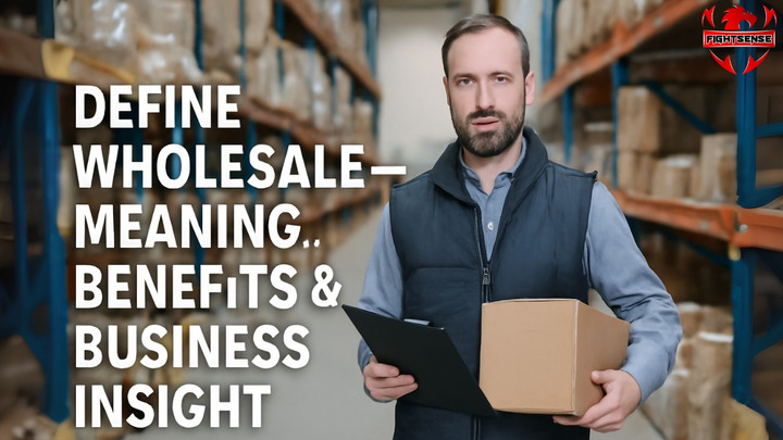 Define Wholesale—Meaning, Benefits & Business Insight