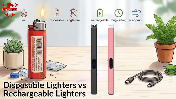 Disposable Lighters vs Rechargeable Lighters