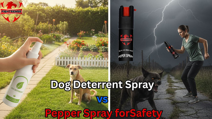 Dog Deterrent Spray vs Pepper Spray for Safety