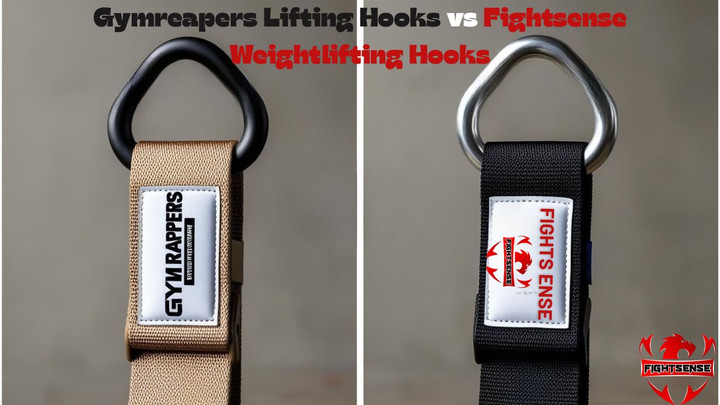 Gymreapers Lifting Hooks vs Fightsense Weightlifting Hooks