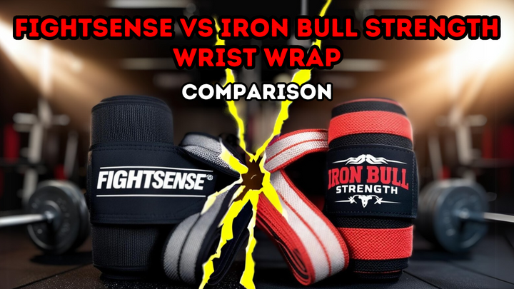 Fightsense vs Iron Bull Strength Wrist wraps:Comparison