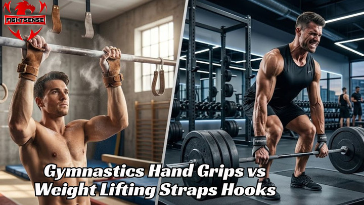 Gymnastics Hand Grips vs Weight Lifting Straps Hooks