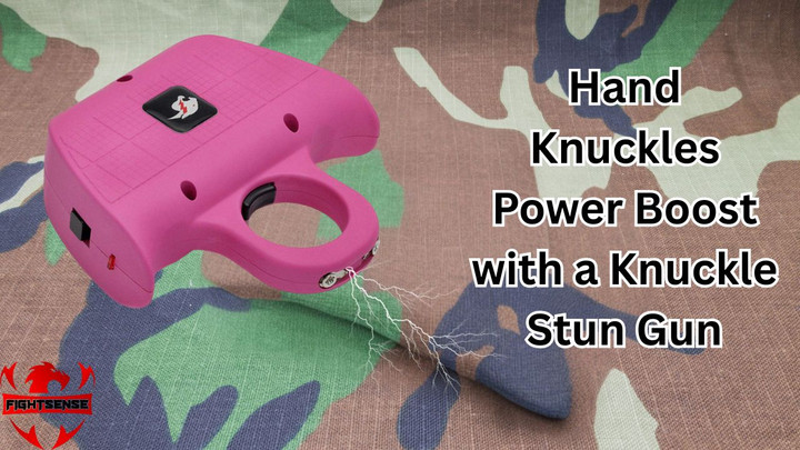 Hand Knuckles Power Boost with a Knuckle Stun Gun