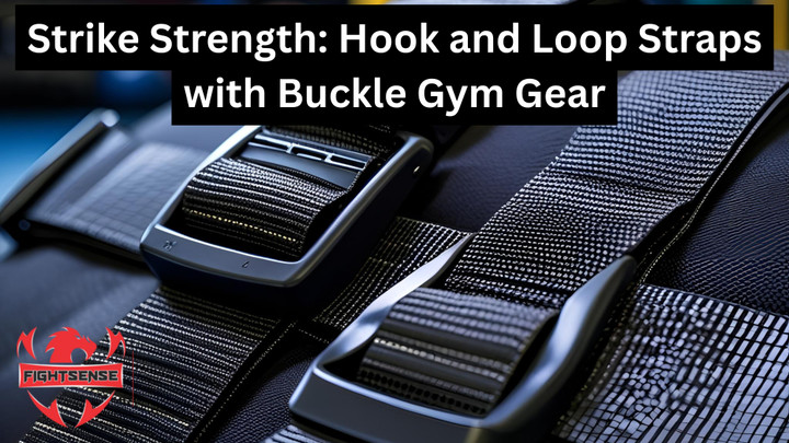 Strike Strength: Hook and Loop Straps with Buckle Gym Gear