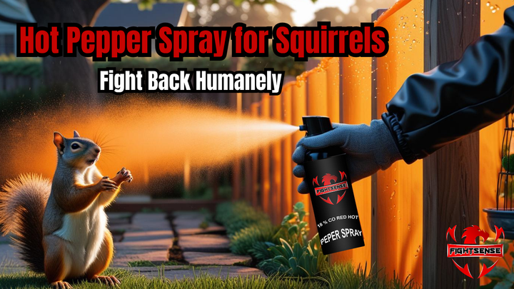 Hot Pepper Spray for Squirrels – Fight Back Humanely