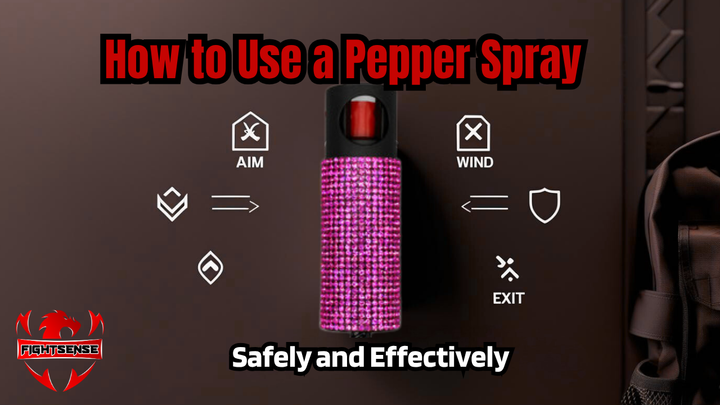 How to Use a Pepper Spray Safely and Effectively