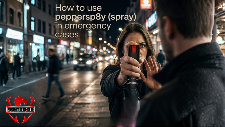 How to use peppersp8y (spray) in emergency cases