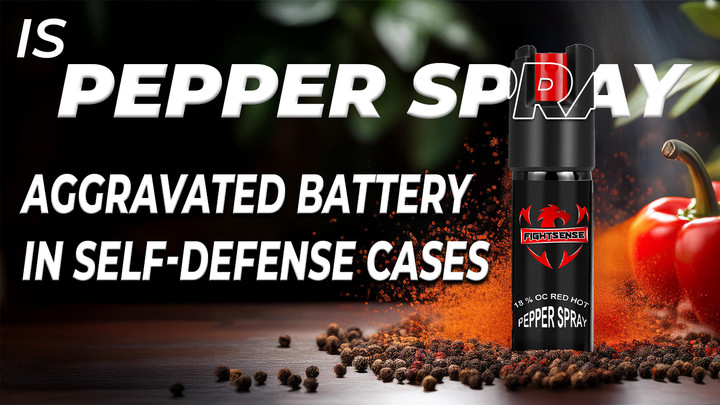 Is Pepper Spray Aggravated Battery in Self-Defense Cases