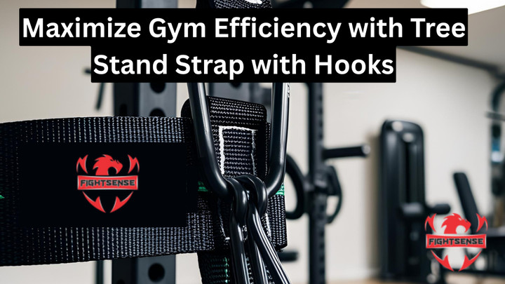 Maximize Gym Efficiency with Tree Stand Strap with Hooks