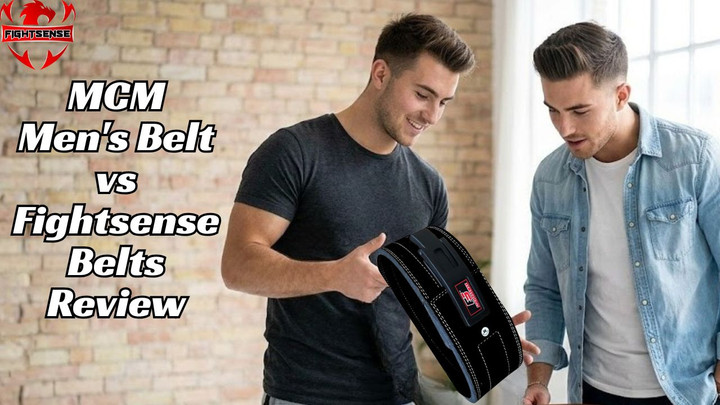 MCM Men's Belt vs Fightsense Belts Review