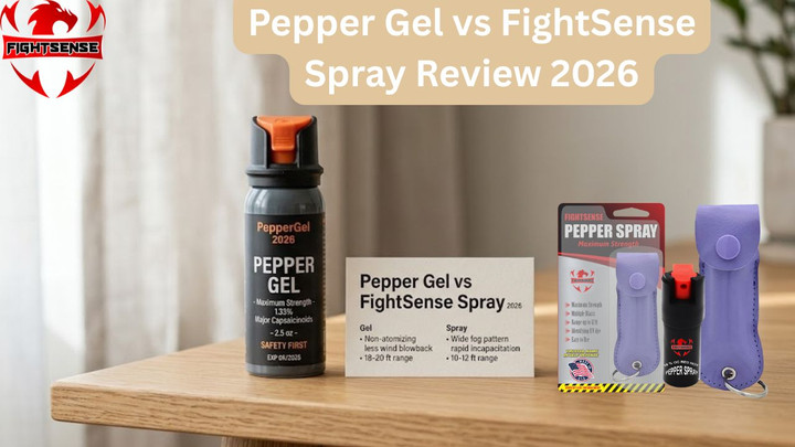 Pepper Gel vs FightSense Spray Review 2026