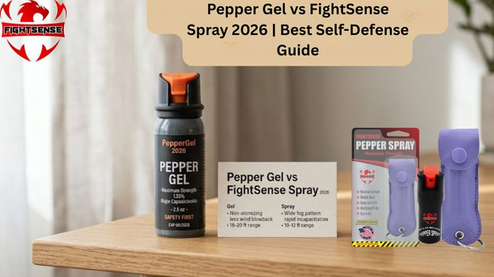 Pepper Gel vs FightSense Spray 2026 | Best Self-Defense Guide