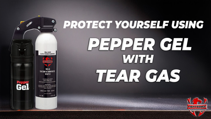 Strong Way: Protect Yourself Using Pepper Gel with Tear Gas