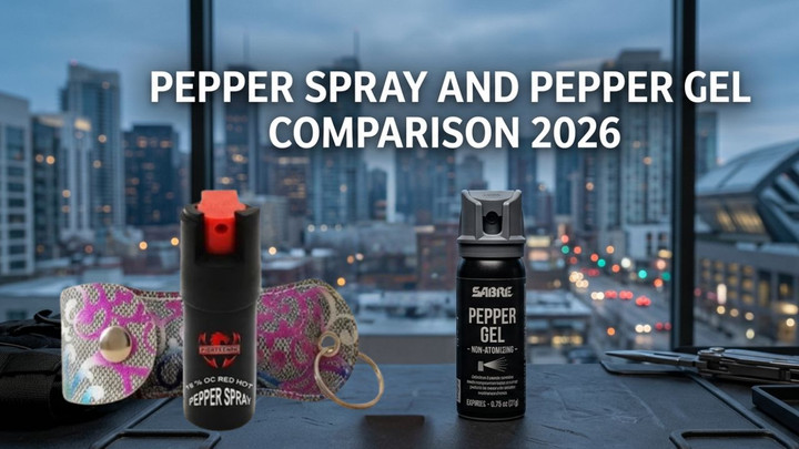 Pepper Spray and Pepper Gel Comparison 2026