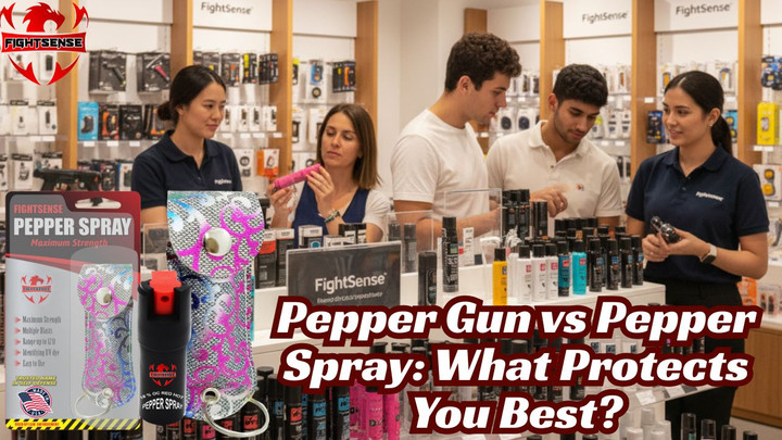 Pepper Gun vs Pepper Spray: What Protects You Best?