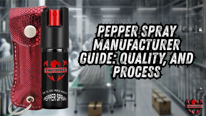 Pepper Spray Manufacturer Guide: Quality, And Process