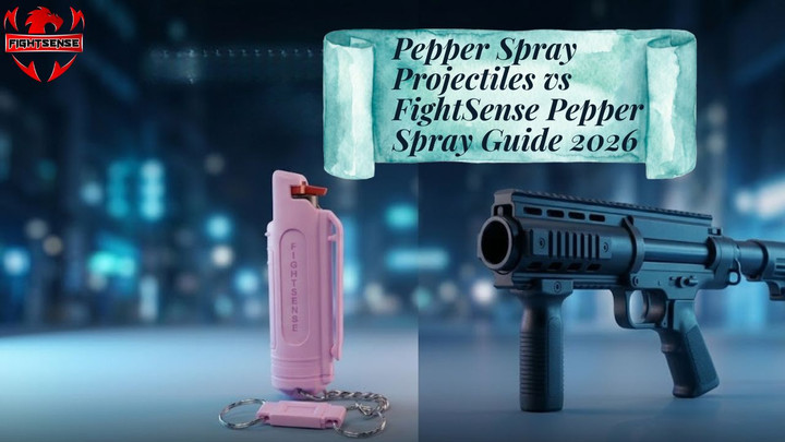Pepper Spray Projectiles vs Fightsense Pepper Spray Guide 2026 