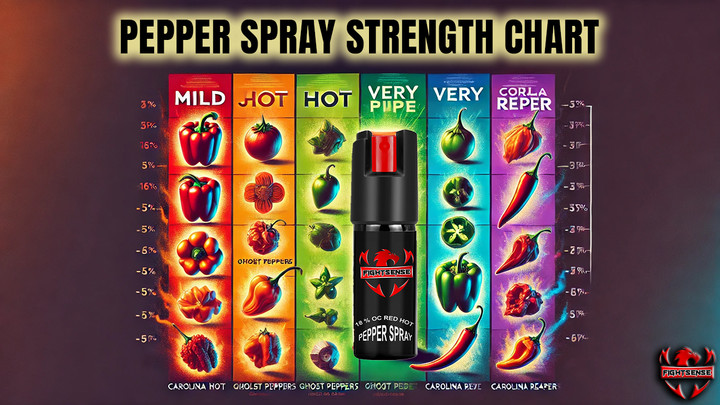 Pepper Spray Strength Chart: Understanding the Potency