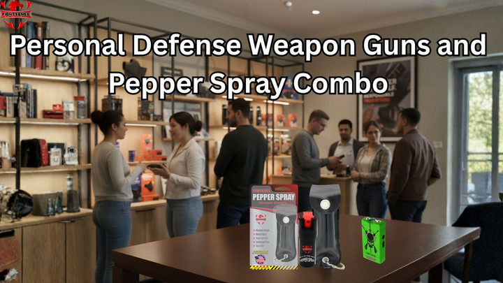 Personal Defense Weapon Guns and Pepper Spray Combo