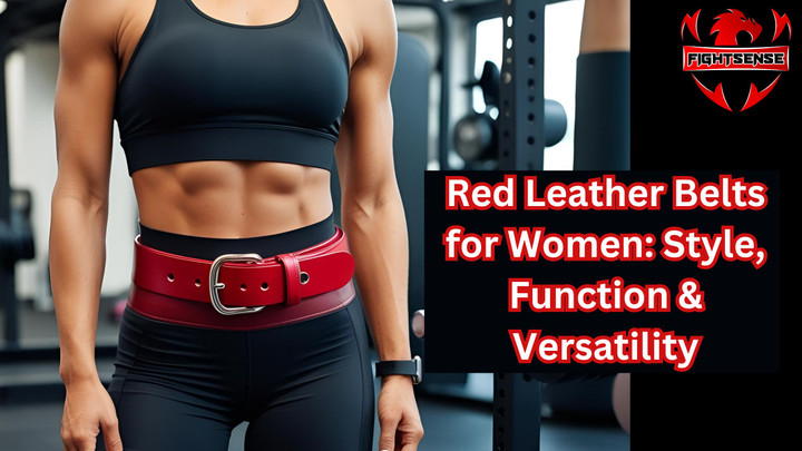 Red Leather Belt for Womens: Style, Function & Versatility