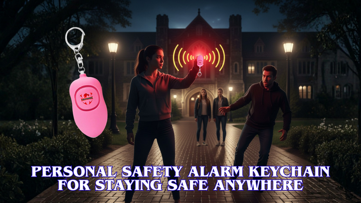 Personal Safety Alarm Keychain for Staying Safe Anywhere