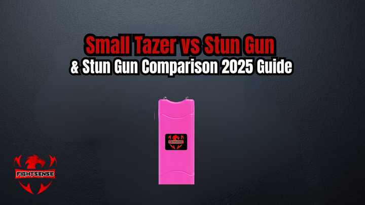 Small Tazer vs Stun Gun — FightSense Self-Defense Guide