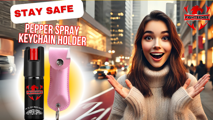  Stay Safe with Convenient Pepper Spray Keychain Holder