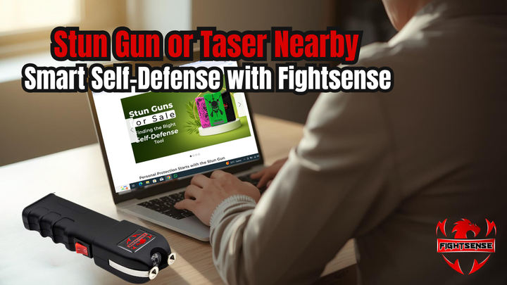 Stun Gun or Taser Nearby: Self-Defense with Fightsense 