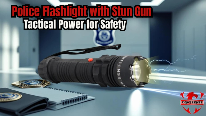 Police Flashlight with Stun Gun: Tactical Power for Safety