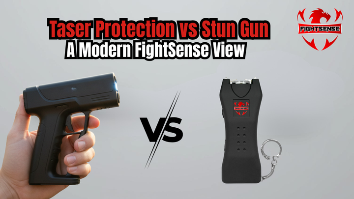 Taser Protection vs Stun Gun — A Modern FightSense View