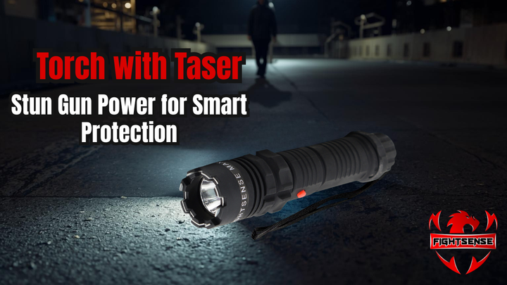 Torch with Taser: Stun Gun Power for Smart Protection