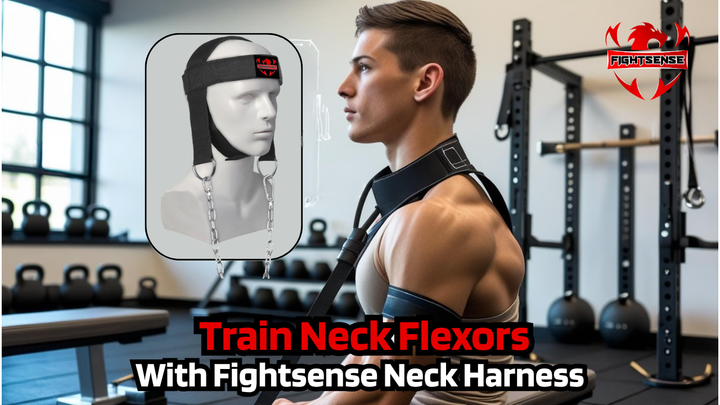 Train Neck Flexors with Fightsense Neck Harness
