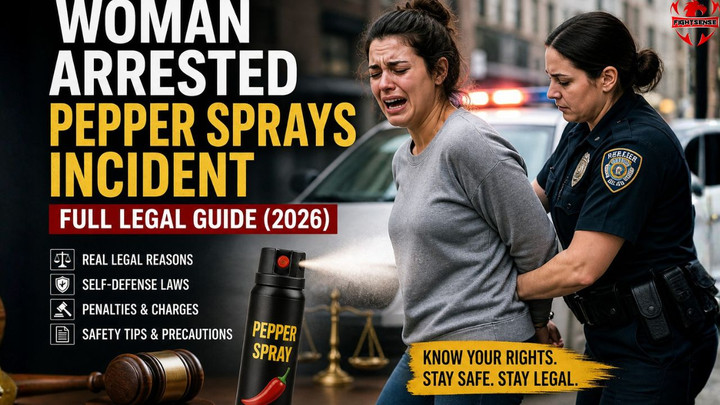 Woman Arrested Pepper Sprays Incident: Legal Guide (2026)