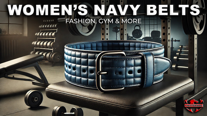 Women’s Navy Belts—Fashion, Gym & More