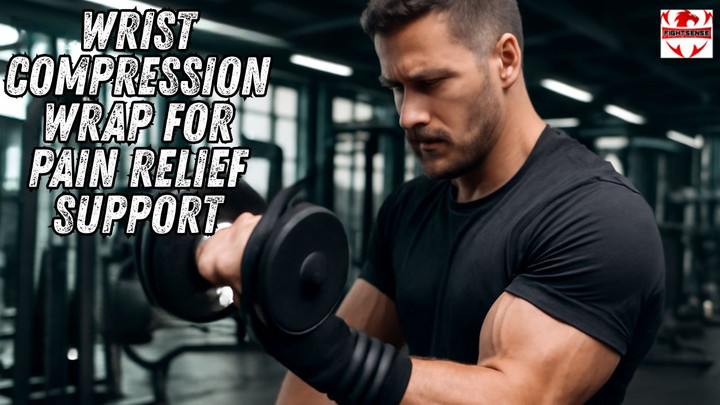Wrist Compression Wrap for Pain Relief Support