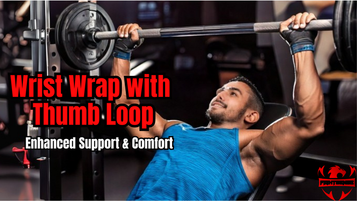Wrist Wrap with Thumb Loop: Enhanced Support & Comfort
