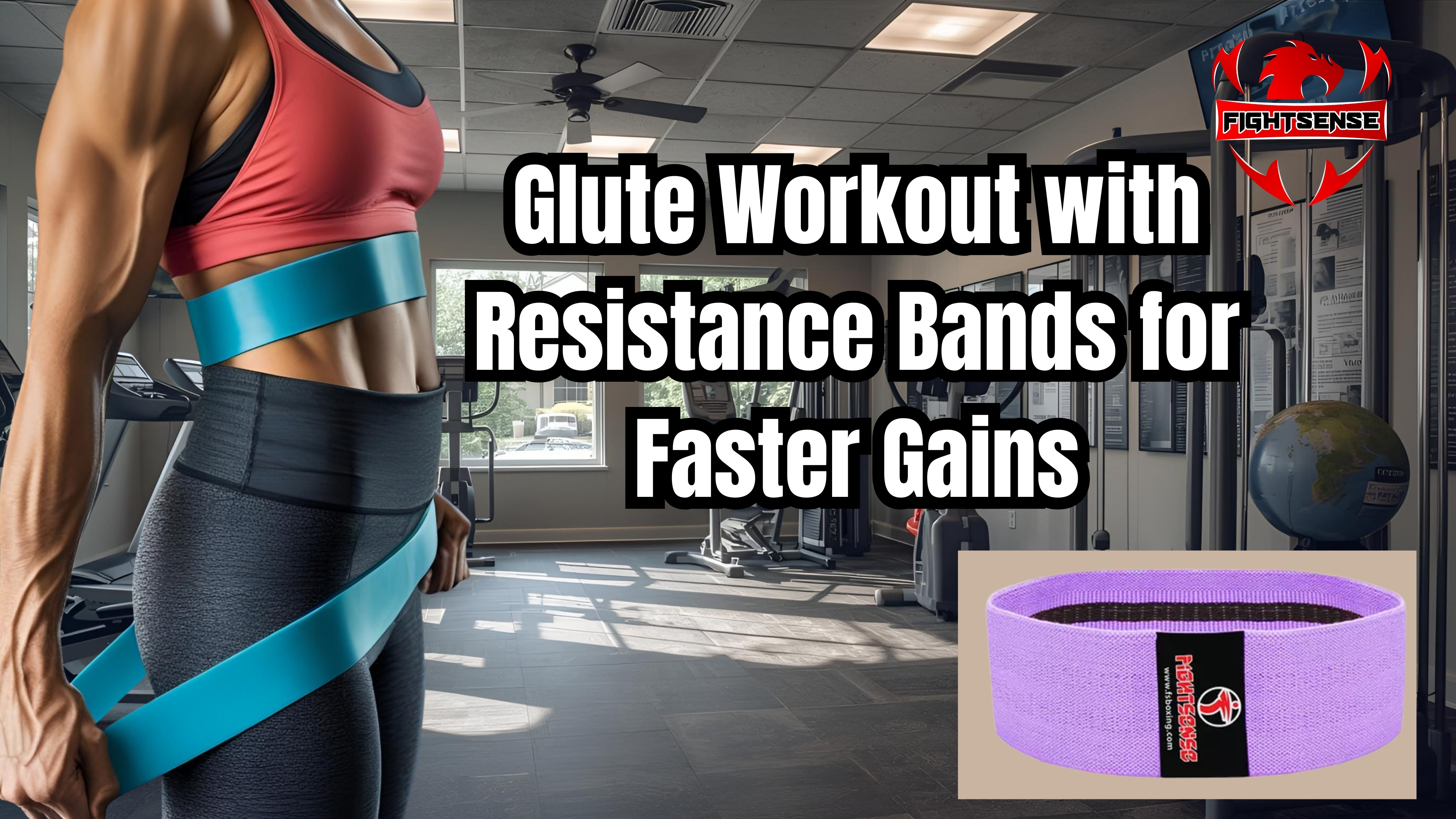 Glute Workout with Resistance Bands for Faster Gains - FIGHTSENSE