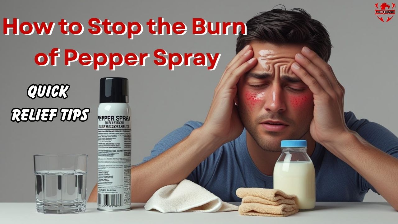 Pepper Sprayed Rash How to Stop the Burn of Pepper Spray: Quick Relief Tips - FIGHTSENSE