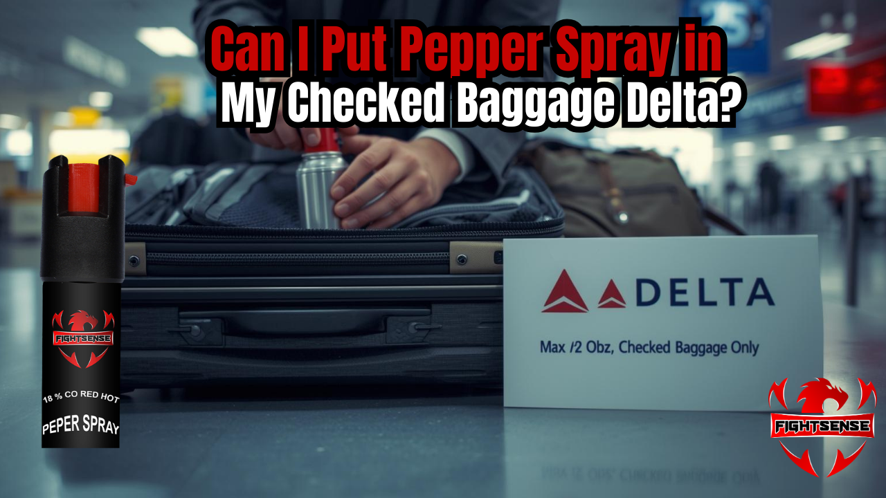Can I Put Pepper Spray in My Checked Baggage Delta? - FIGHTSENSE