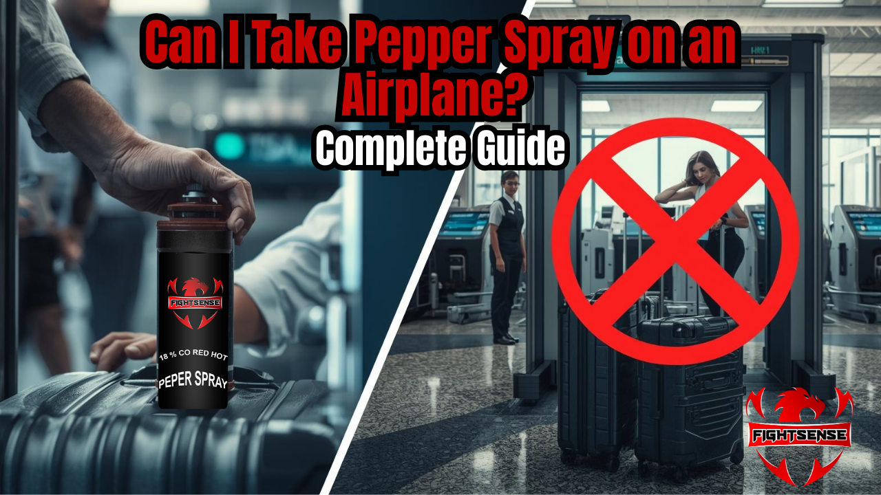 Can I Take Pepper Spray on an Airplane? Complete Guide - FIGHTSENSE