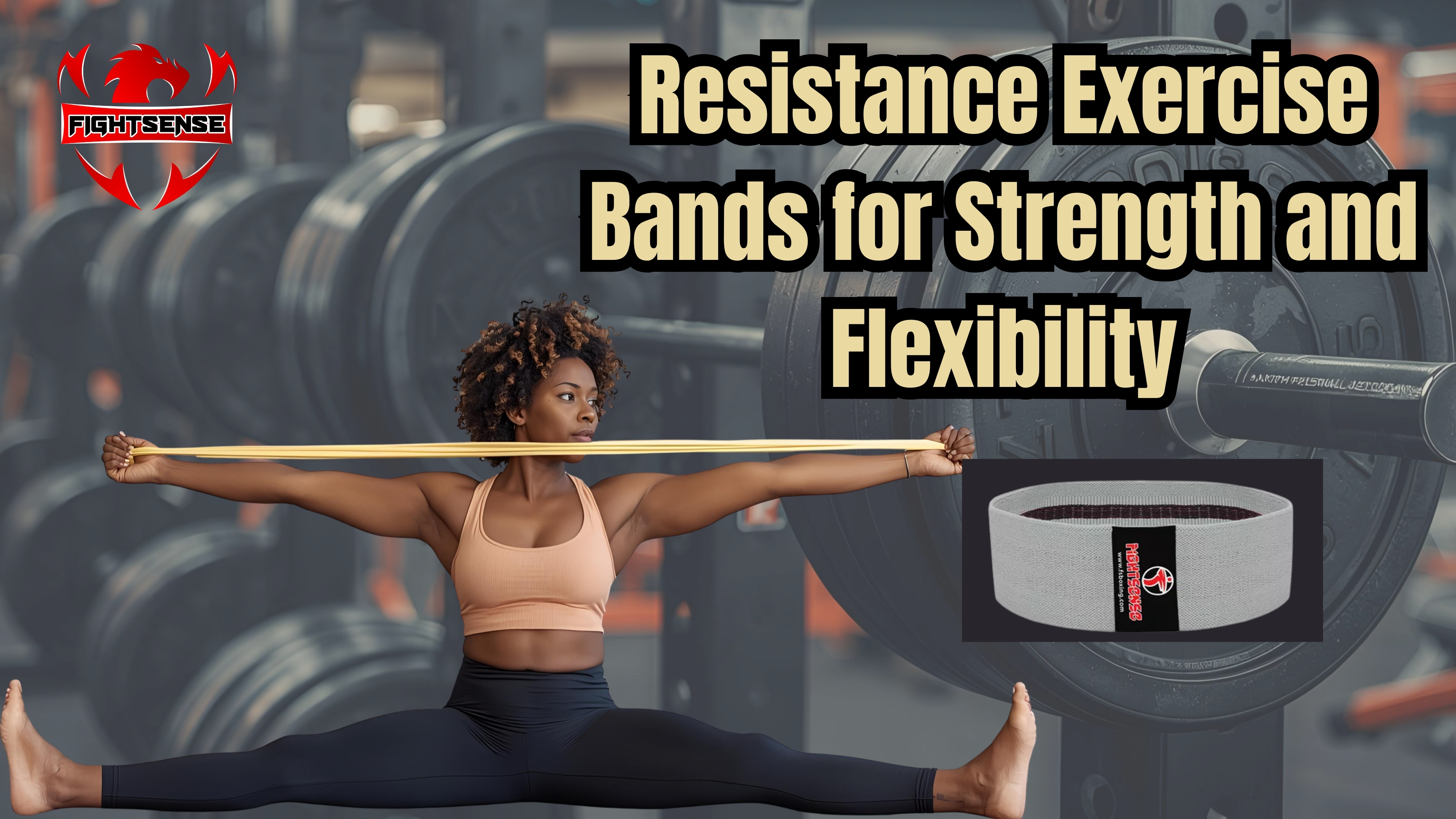 Resistance Exercise Bands for Strength and Flexibility - FIGHTSENSE
