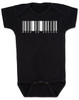 Made in Vagina baby Bodysuit, barcode baby onsie, made in china, made in Vachina, black