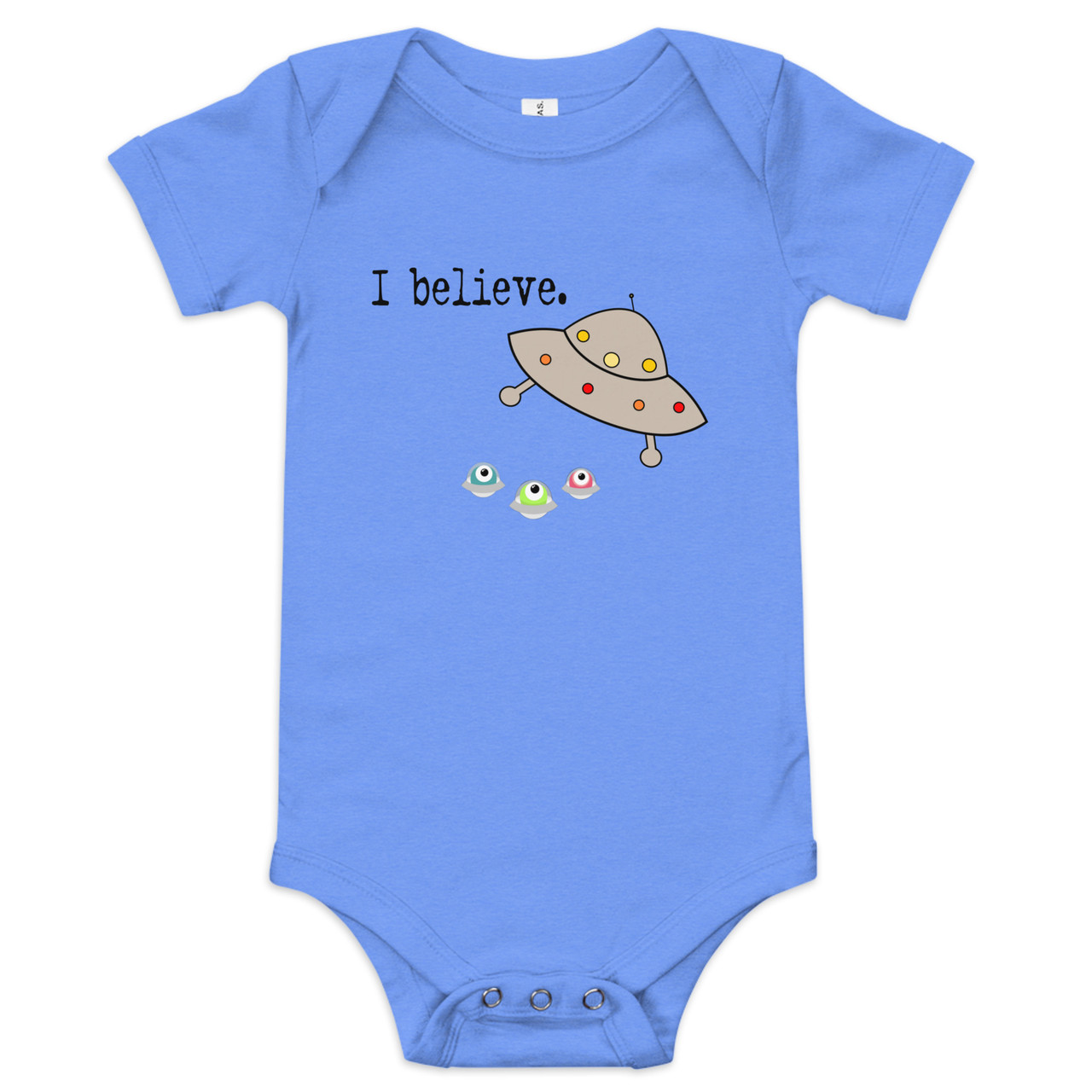 I Believe UFO Baby Bodysuit | Funny Alien Baby Outfit