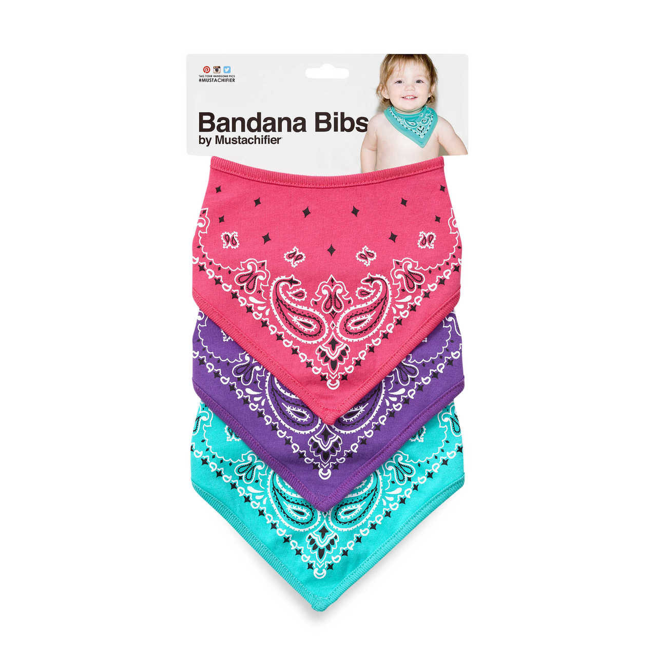 velcro bandana bibs