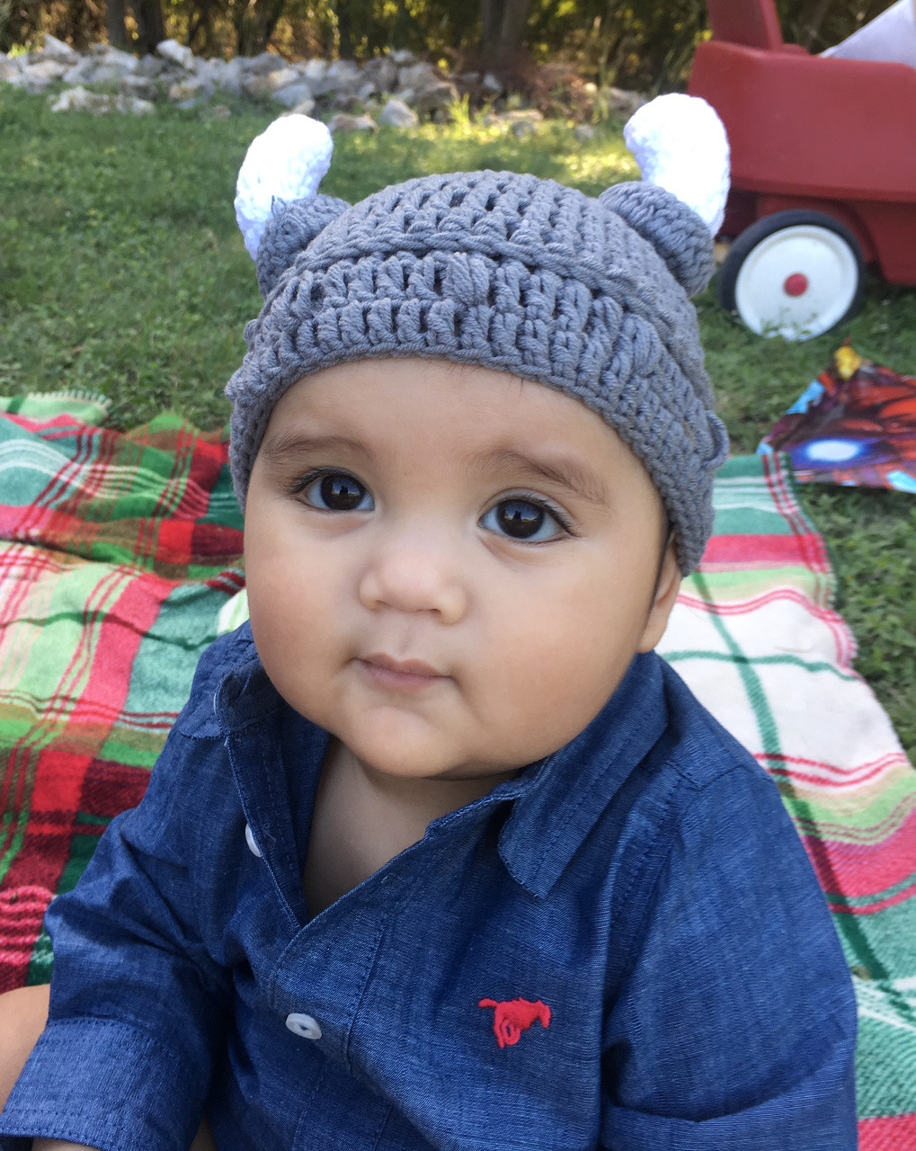 baby viking hat