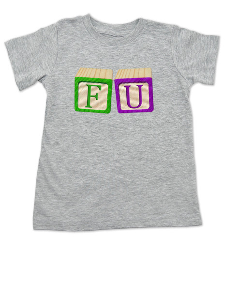 FU blocks toddler shirt, f bomb toddler t-shirt, wooden blocks, rude blocks, offensive kid t shirt, F you kid, grey