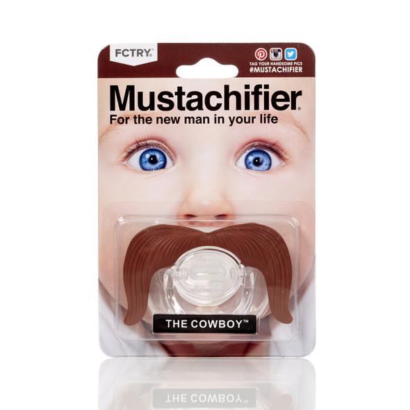 Binky box gift set, Mustachifier, mustache pacifier, funny gift set for baby boy