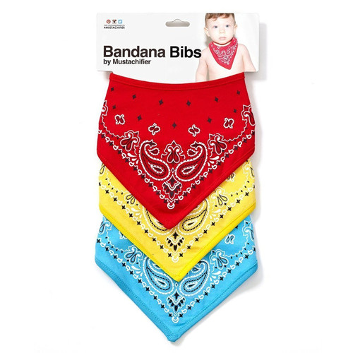 red dribble bib