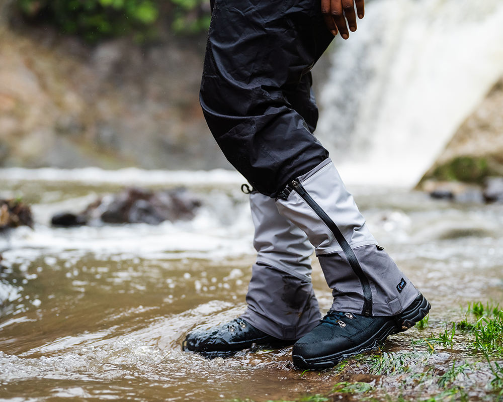 LEVAgaiter GTX Grey Charcoal hiking backpacking gaiter